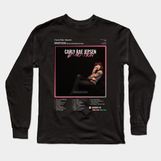 Carly Rae Jepsen - Emotion Tracklist Album Long Sleeve T-Shirt